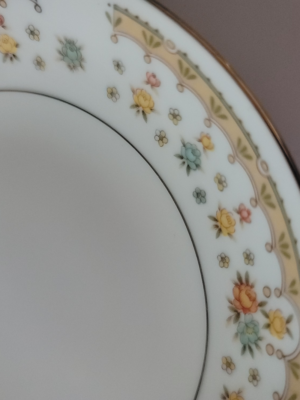 Garden Bouquet Fine China Dessert Plates 4078 Japan – Vintage Floral Set of six